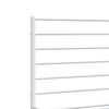 vidaXL Metal Bed Frame without Mattress with Headboard White 140x190cm