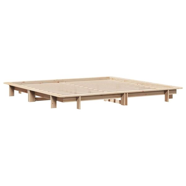 vidaXL Bed Frame without Mattress 160x200 cm Solid Wood Pine