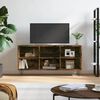vidaXL TV Cabinet Smoked Oak 103.5x30x50 cm Engineered Wood