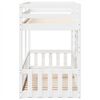 vidaXL Bunk Bed White 90x190 cm Solid Wood Pine