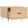 vidaXL Coffee Table Sonoma Oak 50x50x40 cm Engineered Wood