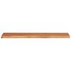 vidaXL Wall Shelf 90x30x2.5 cm Rectangular Solid Wood Acacia Live Edge