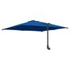 vidaXL Garden Parasol Blue and Black 248.5 x 247.5 x 160 cm