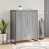vidaXL Shoe Cabinet Grey Sonoma 79 x 36 x 100 cm Engineered Wood