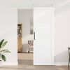 vidaXL Sliding Door ORKDAL White 83 x 232 cm Solid Pine Wood