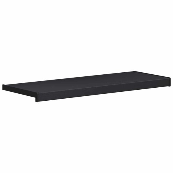 vidaXL Window Sill Anthracite with Wood Grain 100 x 35 x 4.5 cm PVC