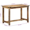 vidaXL Dining Table 110x55x75 cm Solid Wood Mango