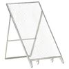 vidaXL Garden Sieve | Galvanised Steel | Foldable | Garden Sieve | Rectangular