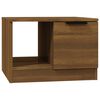 vidaXL Coffee Table Brown Oak 50x50x36 cm Engineered Wood