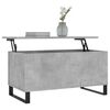 vidaXL Coffee Table Concrete Grey 90x44.5x45 cm Engineered Wood
