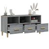 vidaXL TV Cabinet Grey Sonoma 102x36x50 cm Engineered Wood
