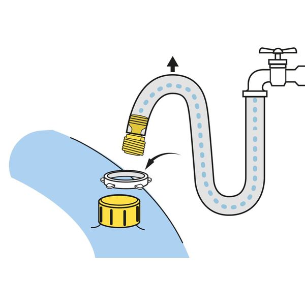 FLAMINGO Pet Sprinkle Mat Fresk Lenny 100 cm Blue