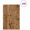 vidaXL Decor Panels 50 pcs Old wood 40 x 60 x 0.3 cm Engineered wood