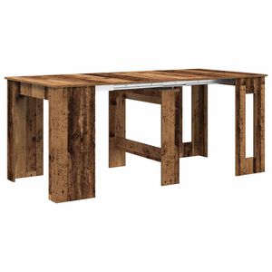 vidaXL Dinning Table 180 x 85 x 75 cm Engineered Wood Old Wood