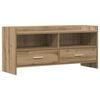 vidaXL TV Cabinet 100 x 33 x 47 cm Artisan Oak Engineered Wood