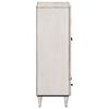 vidaXL High Board with Door White 60 x 33.5 x 100 cm Solid Mango Wood