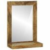 vidaXL Bathroom Mirror Brown 50 x 22 x 70 cm Solid Mango Wood