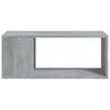 vidaXL TV Cabinet Concrete Grey 80x24x32 cm Engineered Wood