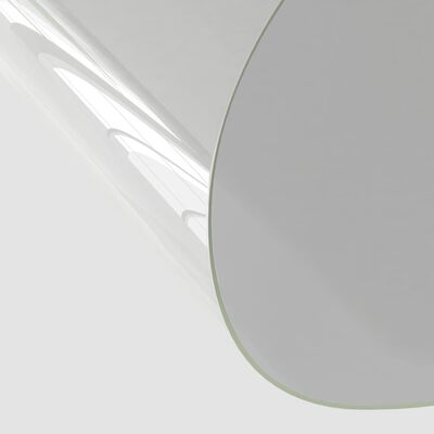 vidaXL Table Protector Transparent Ø 90 cm 2 mm PVC