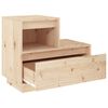 vidaXL Bedside Cabinets 2 pcs 60x34x51 cm Solid Wood Pine