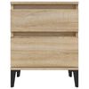 vidaXL Bedside Cabinet Sonoma Oak 40x35x50 cm