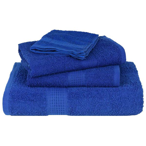 vidaXL Guest Towels "FROGN" 4 pcs Blue 30x50 cm 360 gsm
