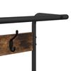 vidaXL Coat Rack Smoked Oak 95 x 34 x 184 cm Engineered wood