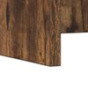 vidaXL Wall-Mounted Desk Smoked Oak 80 x 45 x 30 cm Engineered Wood