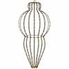 vidaXL Christmas Finial Light 320 LEDs Warm White Dia. 40 x 75 cm