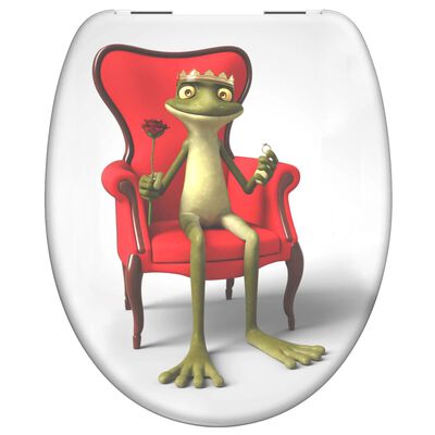 SCHÜTTE Toilet Seat with Soft-Close FROG KING
