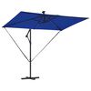 vidaXL Umbrella Azurblau 294 x 200 x 270 cm Polyester and Aluminium