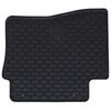 vidaXL Car Mat 4 pcs Black suitable for HYUNDAI i20 2014-2019 Rubber
