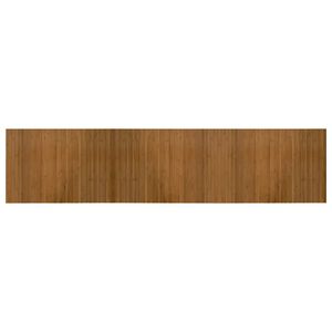 vidaXL Rug Rectangular Brown 70x300 cm Bamboo