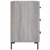 vidaXL Bedside Cabinet Grey Sonoma 40x40x66 cm Engineered Wood