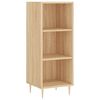 vidaXL Highboard Sonoma Oak 34.5x34x180 cm Engineered Wood