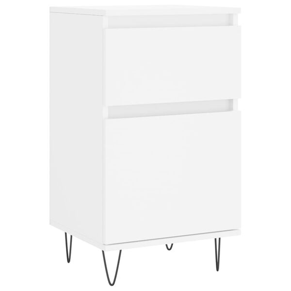 vidaXL Sideboard White 40x35x70 cm Engineered Wood