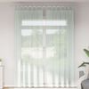 vidaXL Voile Curtains with Loops 2 pcs Light Grey 140x260 cm