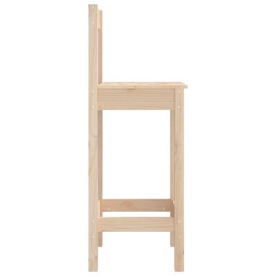 vidaXL Bar Chairs 2 pcs 40x41.5x112 cm Solid Wood Pine