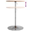 vidaXL Bar Table Ø60x90.5 cm Solid Wood Oak