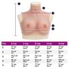 vidaXL Silicone Breastplate Natural E Cup