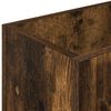 vidaXL Umbrella Stand Smoked Oak 40 x 20 x 55.5 cm Engineered Wood