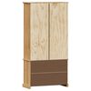 vidaXL Glass Display Cabinet VIGO 85x35x170 cm Solid Wood Pine