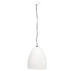 vidaXL Industrial Hanging Lamp 25 W White Round 42 cm E27