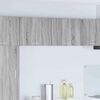 vidaXL Hanging Cabinet with Door Grey Sonoma and White 50 x 31 x 40 cm