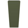 vidaXL Garden Planter Olive Green 35x35x75 cm Steel