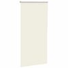 vidaXL Roller Blind Blackout Off White 75x150 cm Fabric Width 70.7 cm Polyester