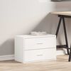 vidaXL Cabinet with 2 Drawers White 60x31x40 cm Engineered Wood