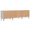 vidaXL TV Cabinet Grey Sonoma 150x30x44.5 cm Engineered Wood