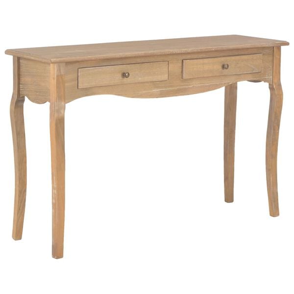 vidaXL Console Table with 2 Drawers 110x35x76 cm Engineered wood