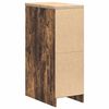 vidaXL Garage Storage Cabinet Smoked Oak 30x51x85 cm Solid Wood Pine